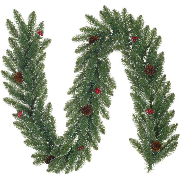 Мишура Black Box Trees Creston Frosted 180 см Зеленая (8718861153019)