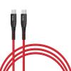 Дата кабель USB-C to USB-C 18W 1,2m CBRNYTT1 red Intaleo (1283126504112)