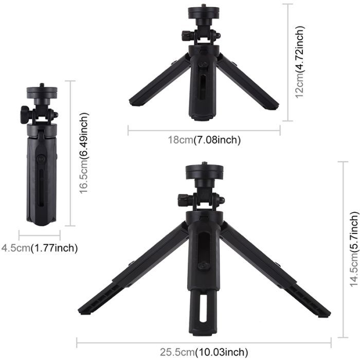 Набор блогера Puluz Ring USB LED lamp PKT3059B 6.2" + table tripod (PKT3059B) изображение 2
