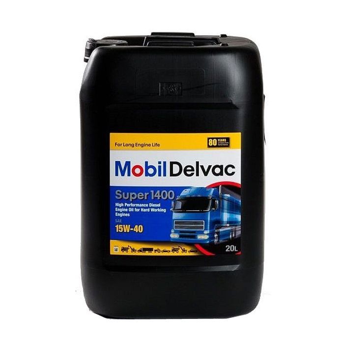Моторное масло Mobil DELVAC SUPER 1400 15W40 20л (MB 15W40 D 1400 20L)