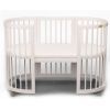 Кроватка Ingvart SMART BED OVAL молочный (1609001)