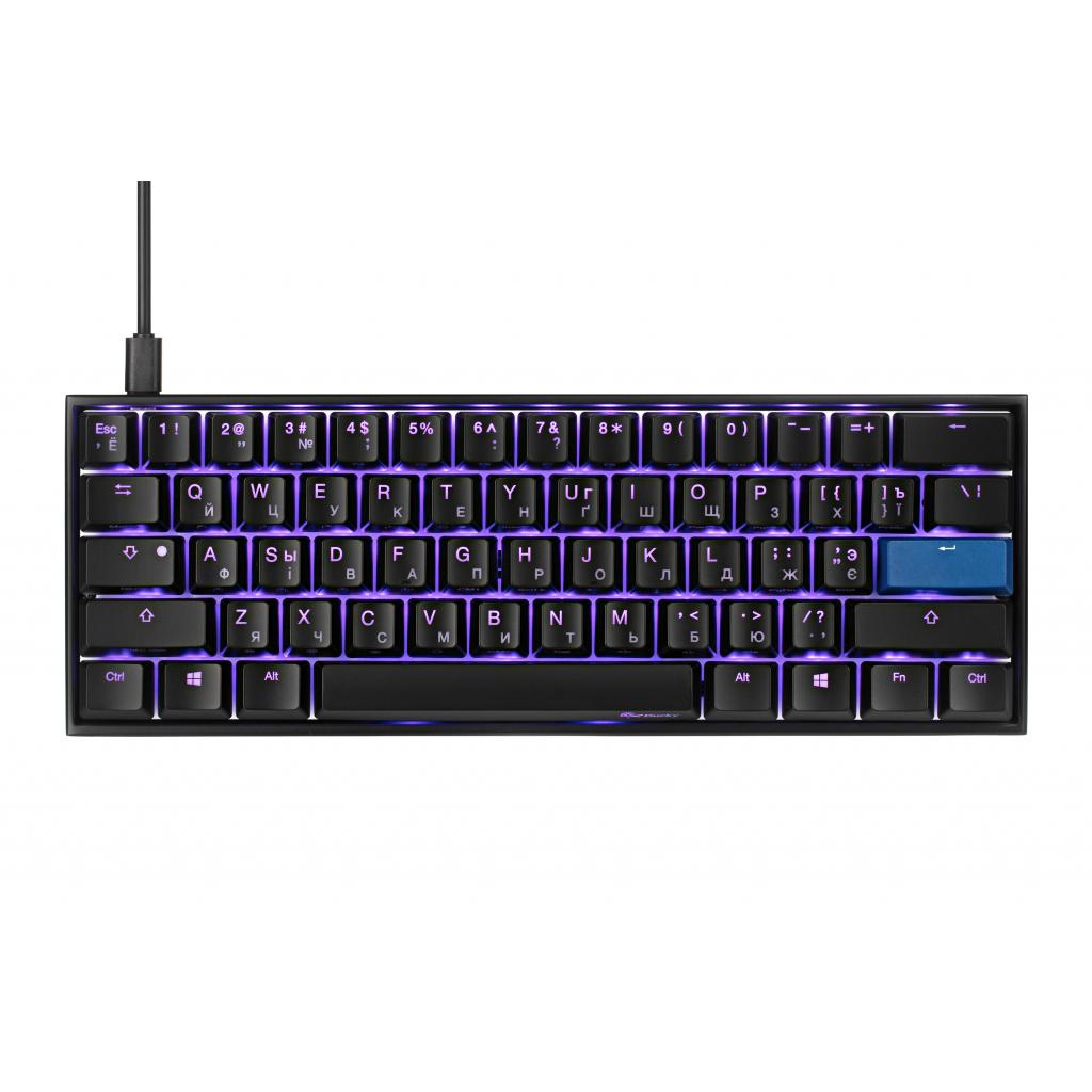Клавіатура Ducky Mecha Mini Cherry Blue RGB (DKME2061ST-CURALAAT1)