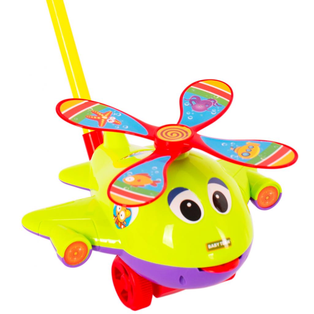 Каталка Baby Team Самолет (8661_зеленый) изображение 2