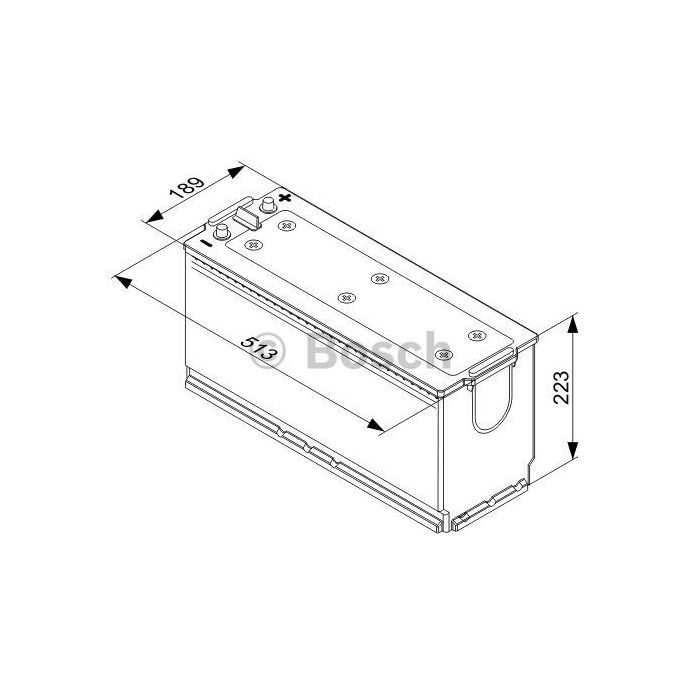 Аккумулятор автомобильный Bosch 140А (0 092 T40 760) изображение 5
