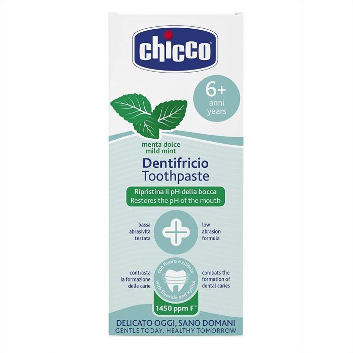 Дитяча зубна паста Chicco Лагідна м'ята з фтором 50 мл (10607.00) зображення 2