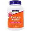 Витамин Now Foods Холин (В4) и Инозитол (В8), Choline & Inositol, 500 мг, 100 (NOW-00470)