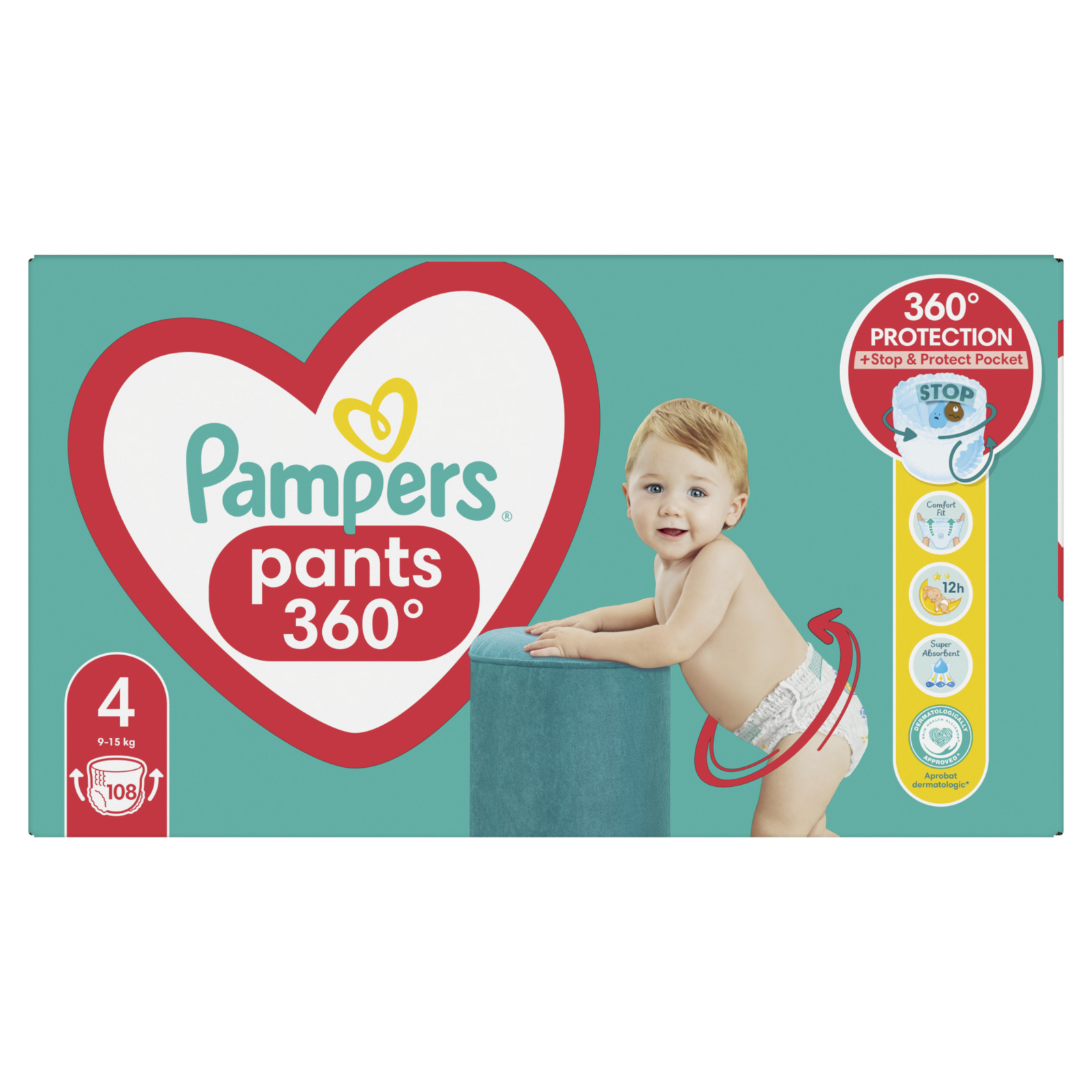 Підгузки Pampers трусики Pants Maxi Plus Розмір 4 (9-15 кг) 50 шт (8006540069295) зображення 2