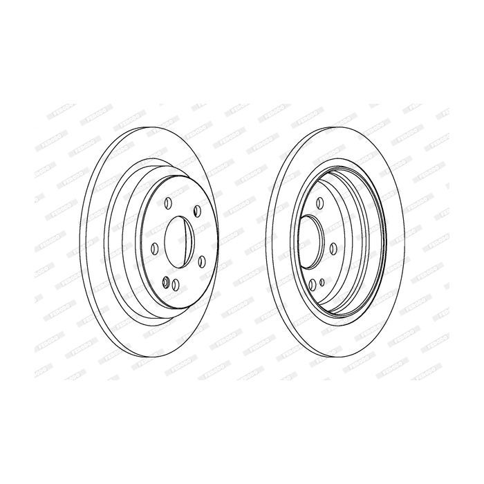 Тормозной диск FERODO DDF1234
