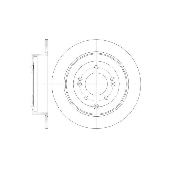 Тормозной диск REMSA 61779.00
