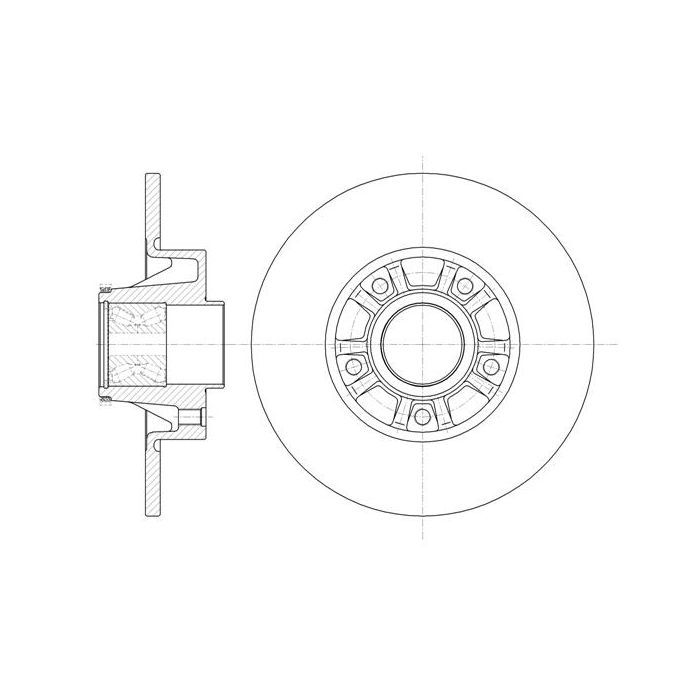 Тормозной диск REMSA 6733.20