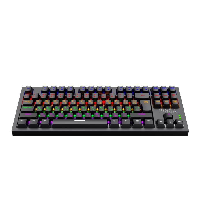 Клавиатура Vinga KBGM-110 87 key LED Blue Switch USB Black (KBGM-110 Black) изображение 2