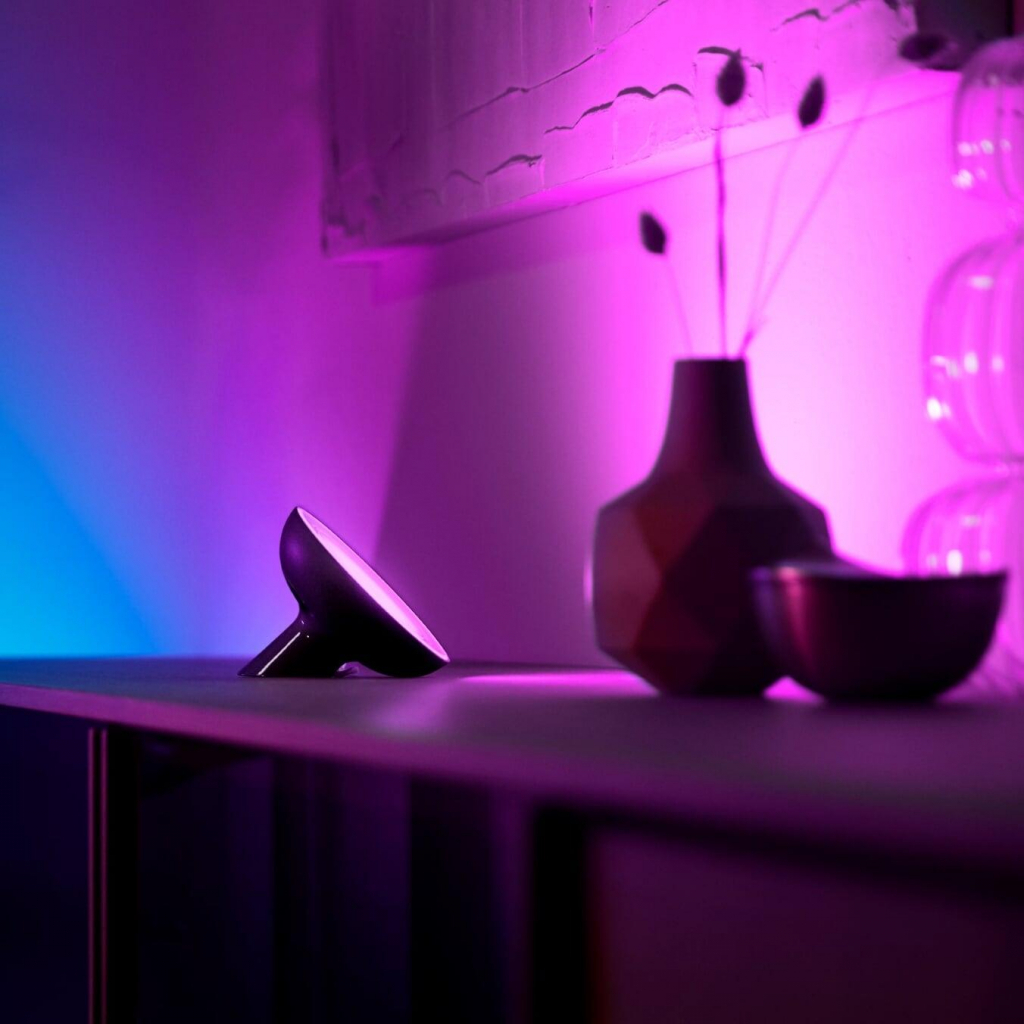 Настольная лампа Philips Hue Bloom, Color, BT, DIM, чорна (929002376001) изображение 5