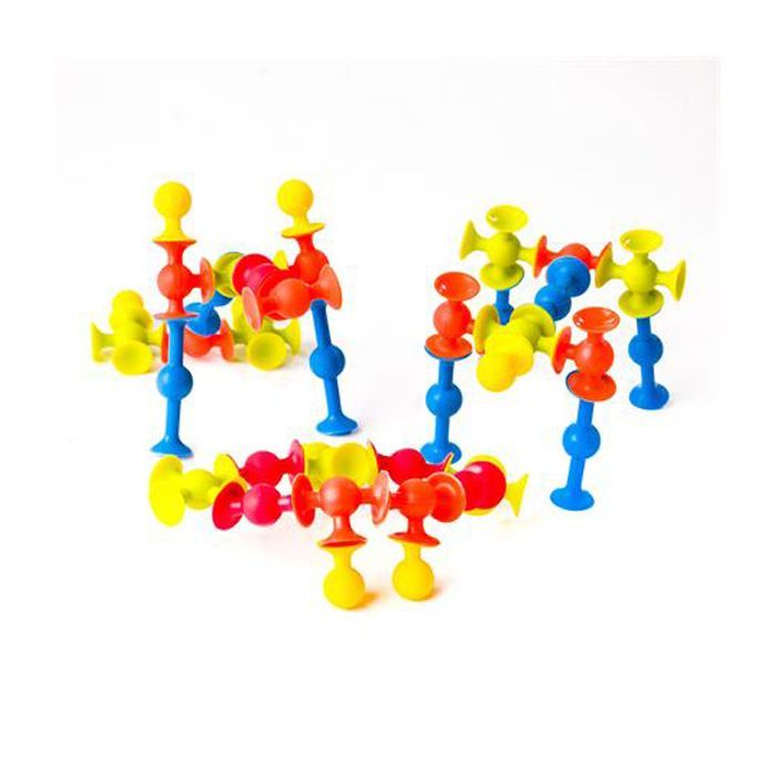 Конструктор Fat Brain Toys на мини-присосках MiniSquigz 75 шт (F107ML) изображение 3