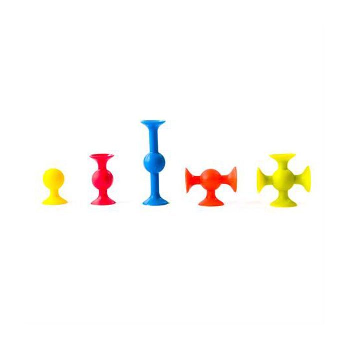 Конструктор Fat Brain Toys на мини-присосках MiniSquigz 75 шт (F107ML) изображение 4