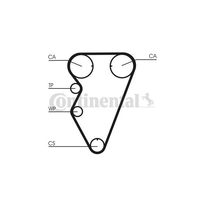 Ремень ГРМ CONTITECH CT974 изображение 2