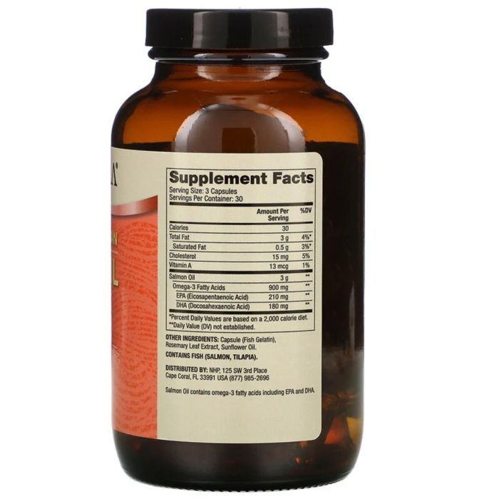 Жирные кислоты Dr. Mercola Жир дикого аляскинского лосося, Wild Caught Alaskan Salmon O (MCL-01845) изображение 2