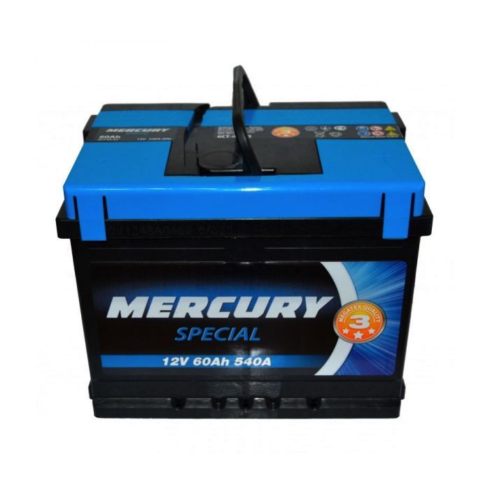Аккумулятор автомобильный MERCURY battery SPECIAL 60Аh (25920)