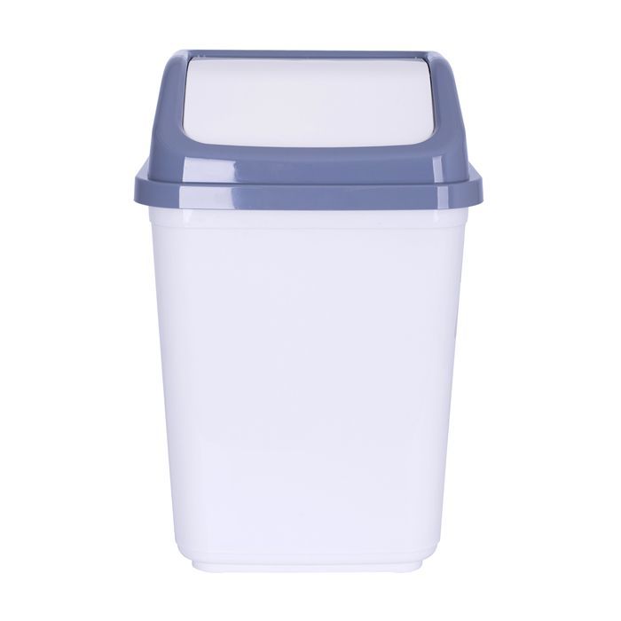 Контейнер для сміття Violet House 0099 White-Grey 20 л (0099 WHITE -GREY с/кр.20 л) зображення 2