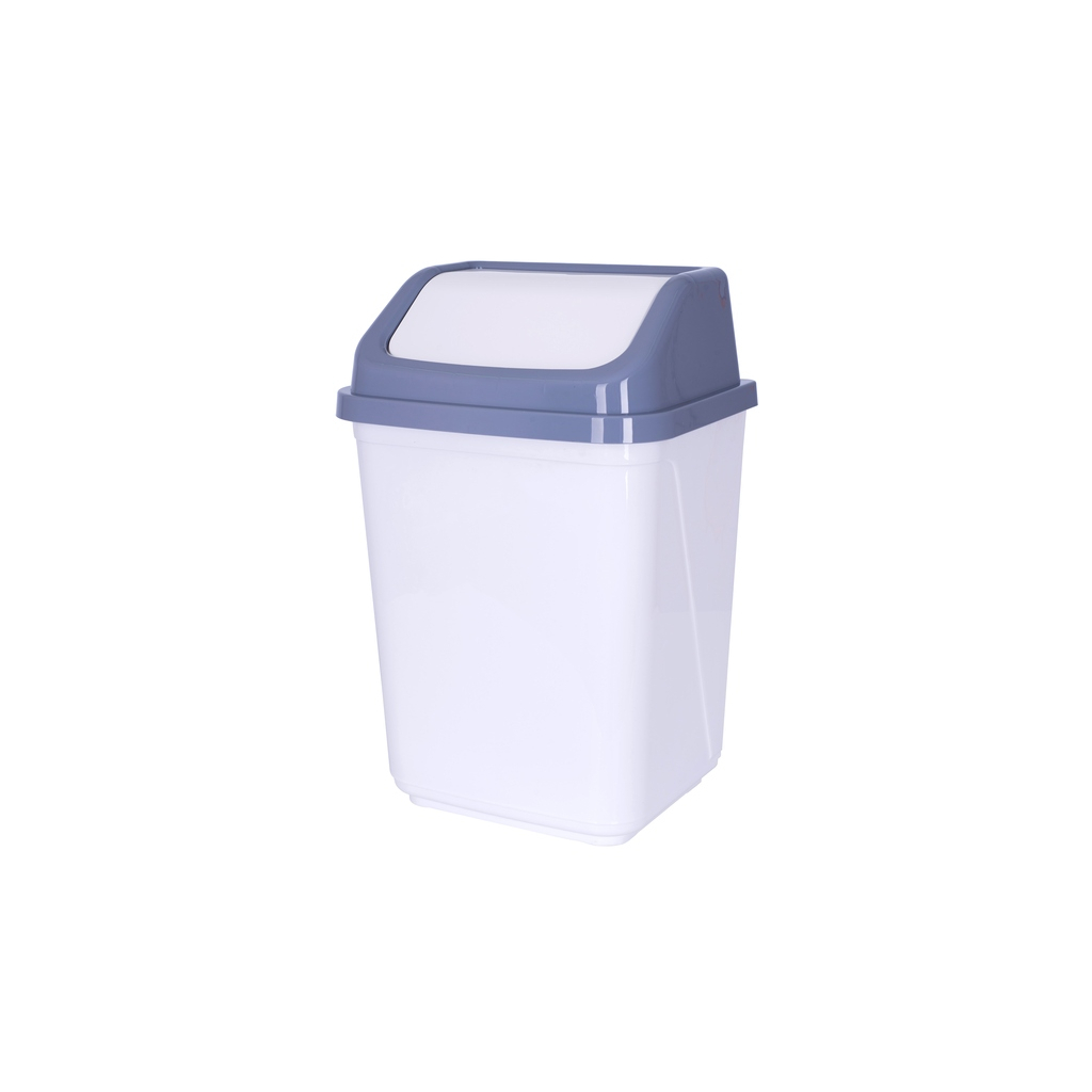 Контейнер для мусора Violet House 0099 White-Grey 20 л (0099 WHITE -GREY с/кр.20 л)