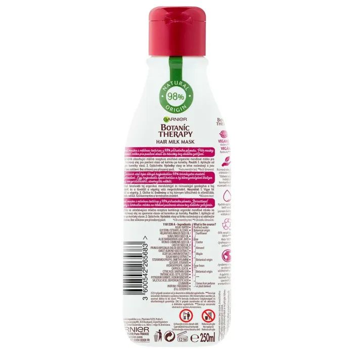 Маска для волос Garnier Botanic Therapy молочко Касторовое масло 250 мл (3600542265683) изображение 2