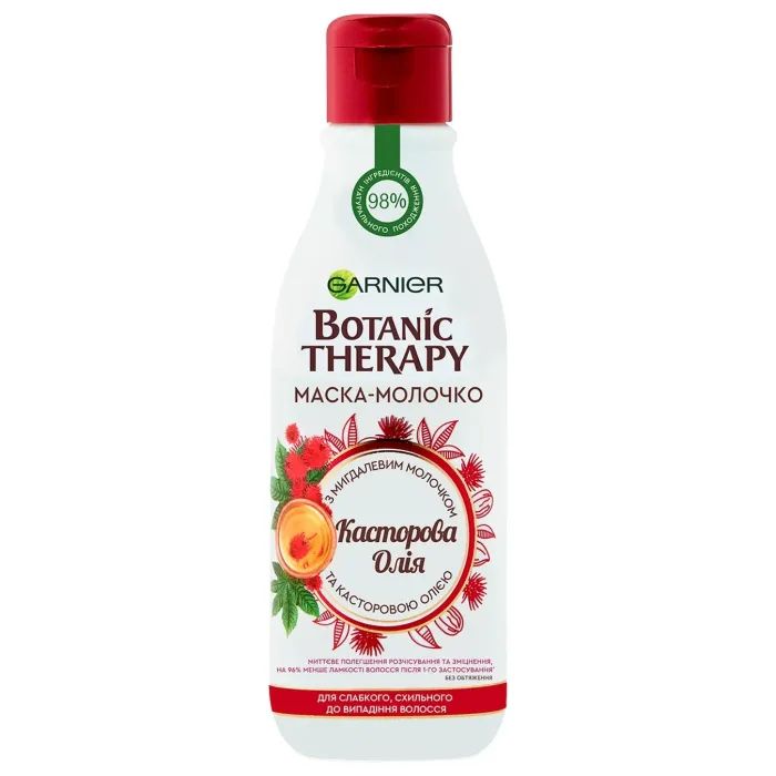 Маска для волос Garnier Botanic Therapy молочко Касторовое масло 250 мл (3600542265683) изображение 3