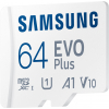 Карта памяти Samsung 64GB microSDXC class 10 EVO PLUS UHS-I (MB-MC64KA/RU) изображение 2