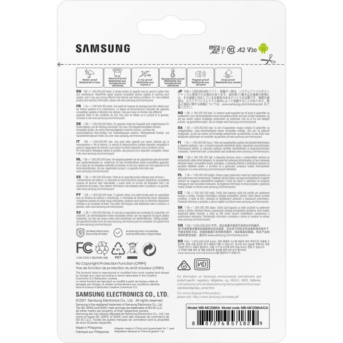 Карта пам'яті Samsung 64GB microSDXC class 10 EVO PLUS UHS-I (MB-MC64KA/RU) зображення 9