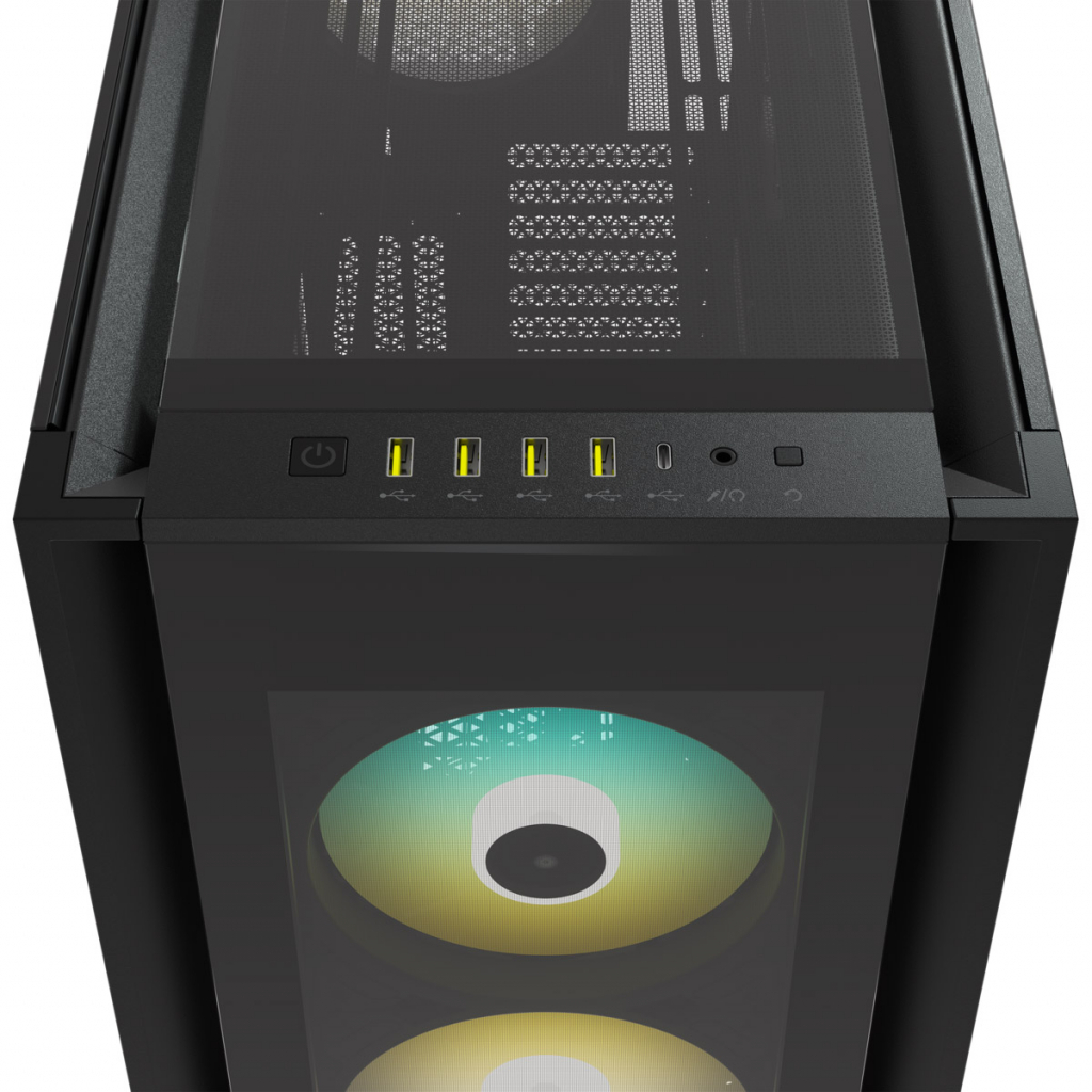 Корпус Corsair iCUE 7000X RGB Tempered Glass Black (CC-9011226-WW) изображение 3
