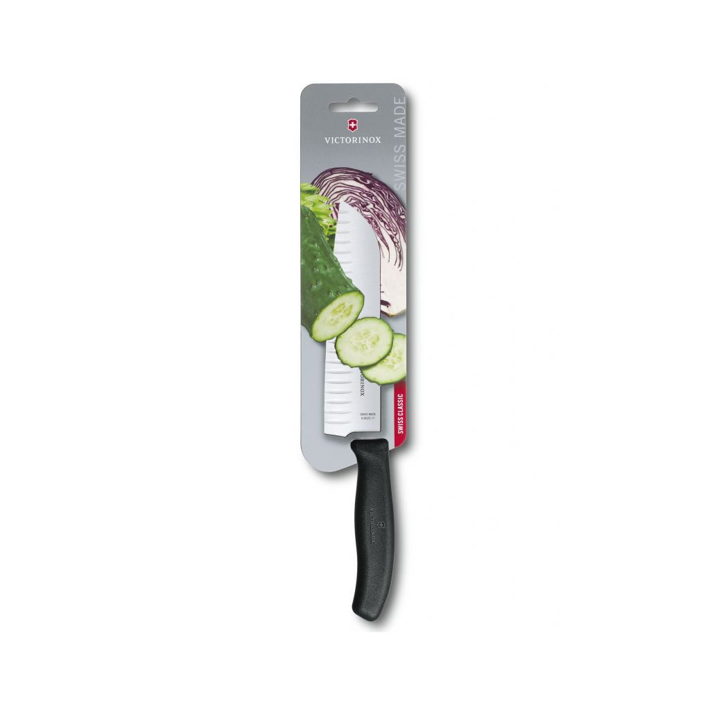 Кухонный нож Victorinox SwissClassic Santoku 17 см Red (6.8521.17B)