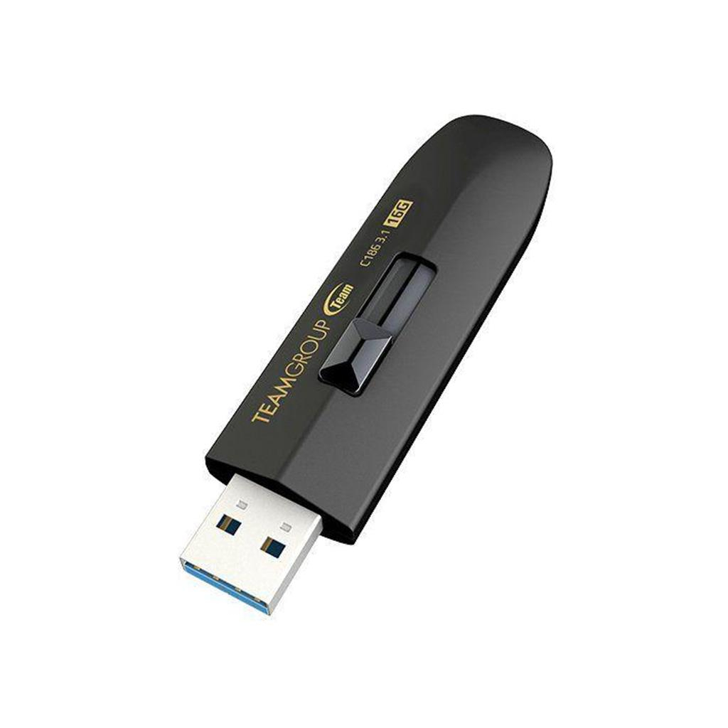 USB флеш накопичувач Team 16GB C186 Black USB 3.2 (TC186316GB01) зображення 2