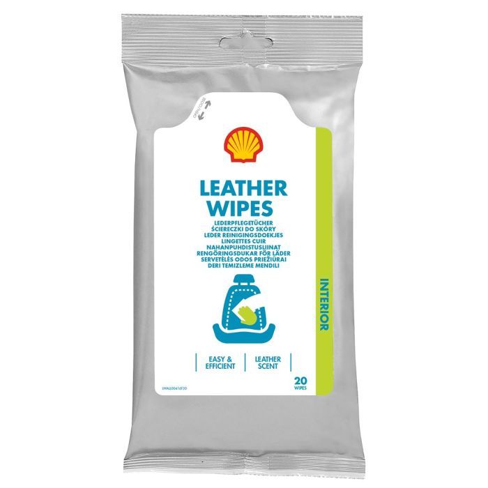 Автомобільна серветка Shell Leather Wipes (73234)