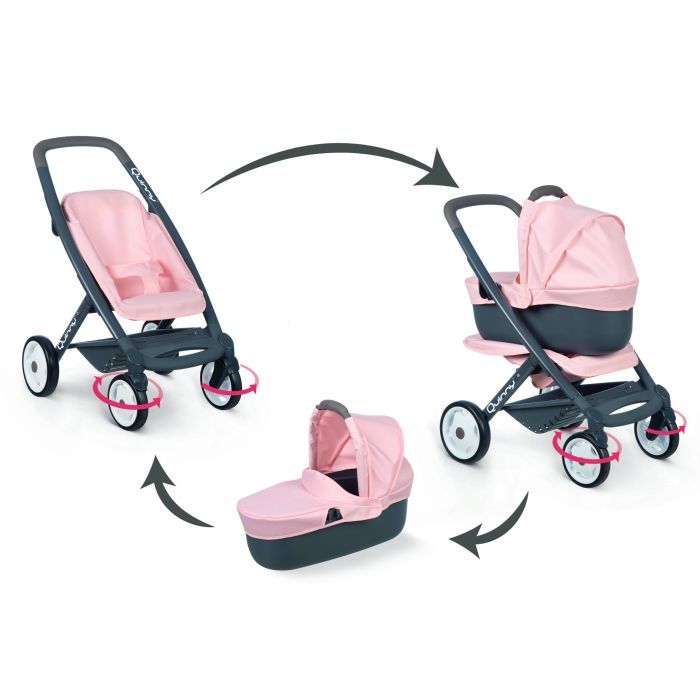 Коляска для кукол Smoby Maxi-Cosi & Quinny 3 в 1 Софт со съемной люлькой (253117) изображение 5