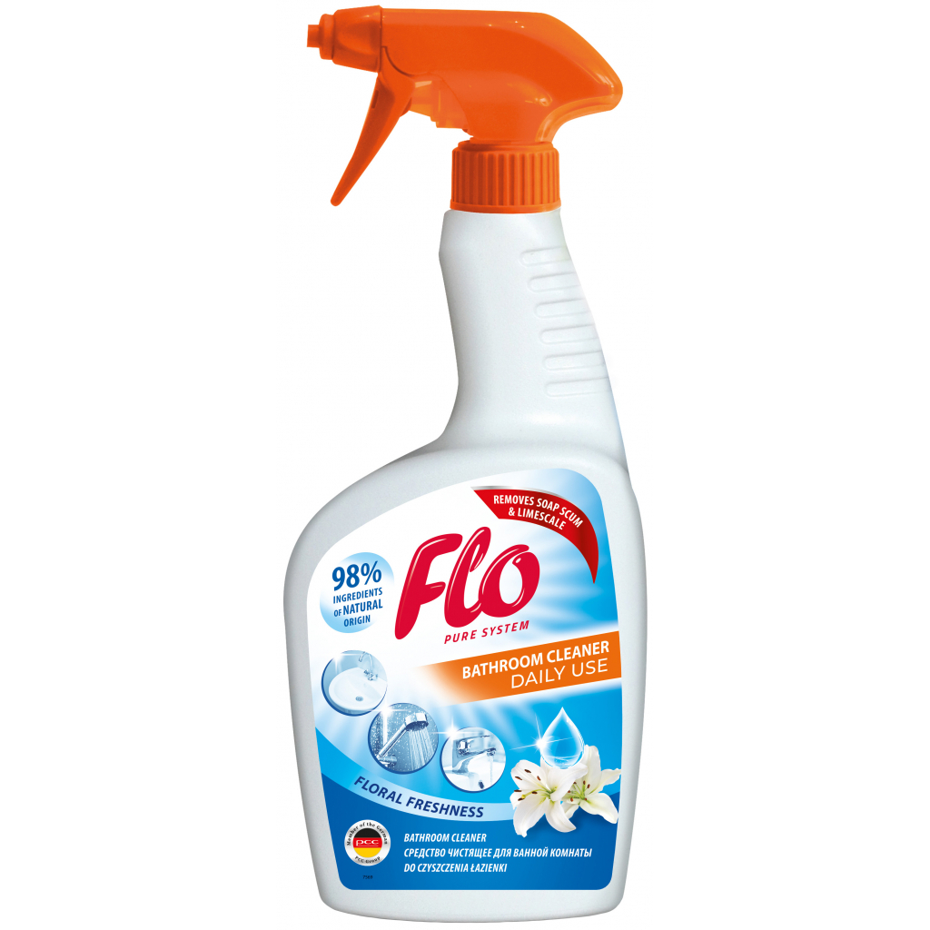 Спрей для чищення ванн Flo Bathroom Cleaner 750 мл (5900948239669)