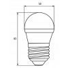Лампочка EUROELECTRIC LED G45 5W E27 4000K 220V (LED-G45-05274(EE)) зображення 3