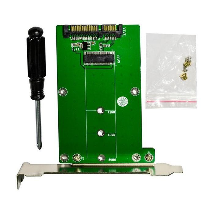 Контроллер SATA to M.2 (NGFF) B-key SSD 22*42, 22*60, 22*80 mm Maiwo (45776/KT001A) изображение 6