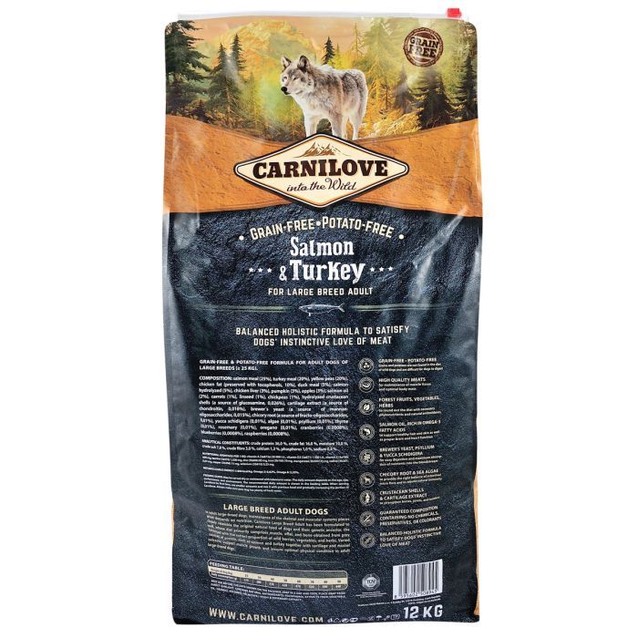 Сухий корм для собак Carnilove Adult Large Breed Salmon and Turkey 12 кг (8595602508945) зображення 2