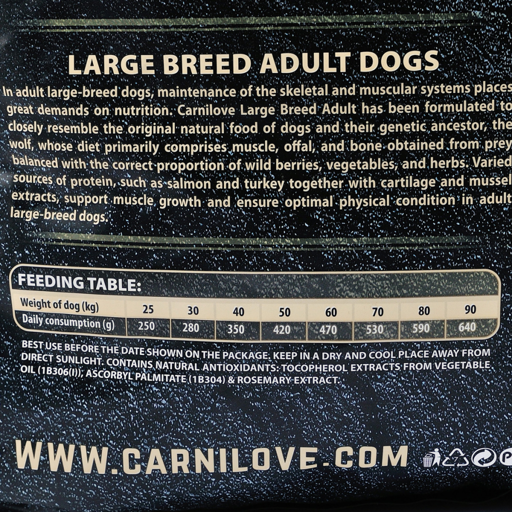 Сухой корм для собак Carnilove Adult Large Breed Salmon and Turkey 1.5 кг (8595602508952) изображение 3