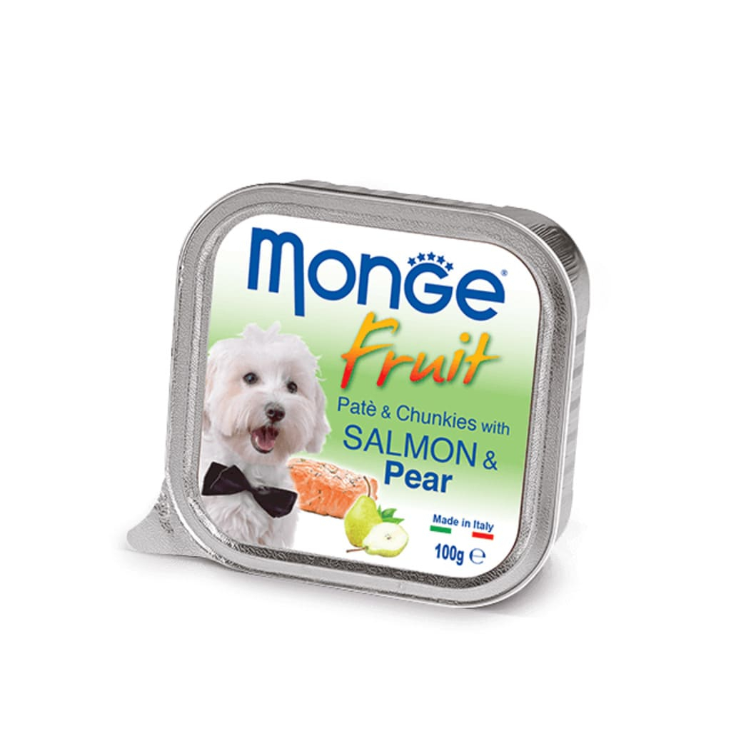 Консервы для собак Monge DOG FRUIT лосось с грушей 100 г (8009470013246)