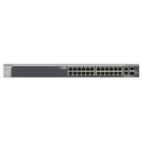 Коммутатор сетевой Netgear S3300-28X (GS728TX) 24x1GE, 2x10GE, 2xSFP+, керований з можл (GS728TX-100NES)