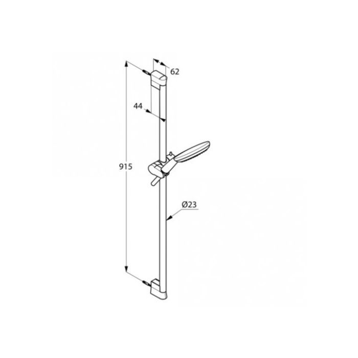 Душовий гарнітур KLUDI FRESHLINE 3S (679409100) зображення 2