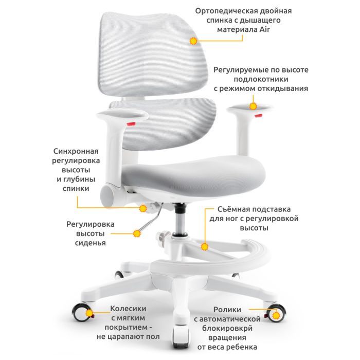 Дитяче крісло Mealux Dream Air Blue (Y-607 KBL) зображення 2
