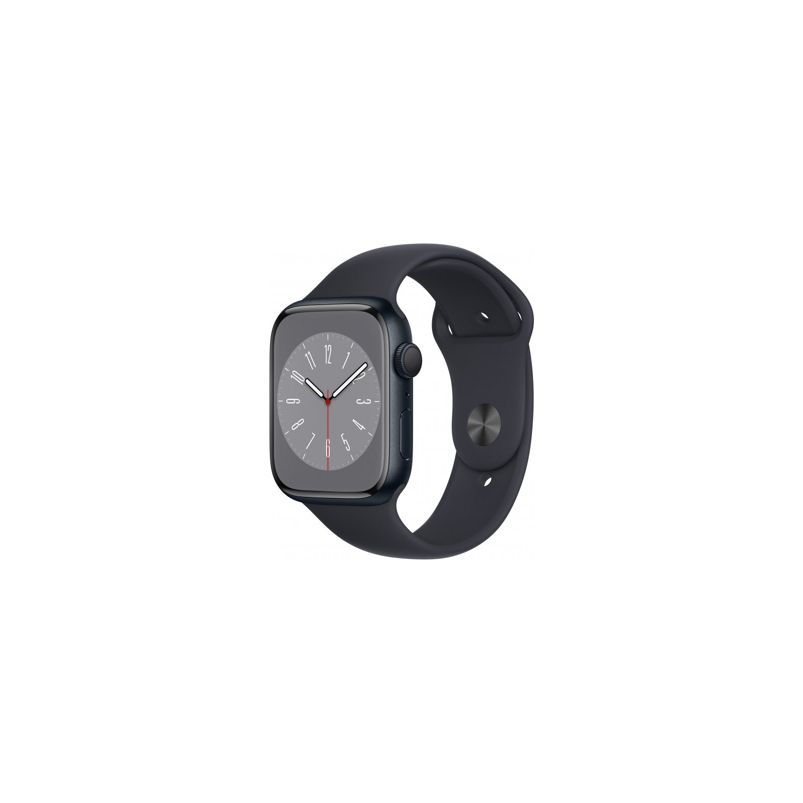 Смарт-часы Apple Watch Series 8 GPS 45mm Starlight Aluminium Case with Starlight Sport Band - Regular (MNP23UL/A)