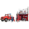 Игровой набор Bruder Top Profi Series Пожарная стация с Land Rover Defender (62701) изображение 6