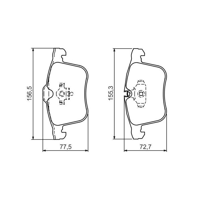 Гальмівні колодки Bosch 0 986 494 280 зображення 7