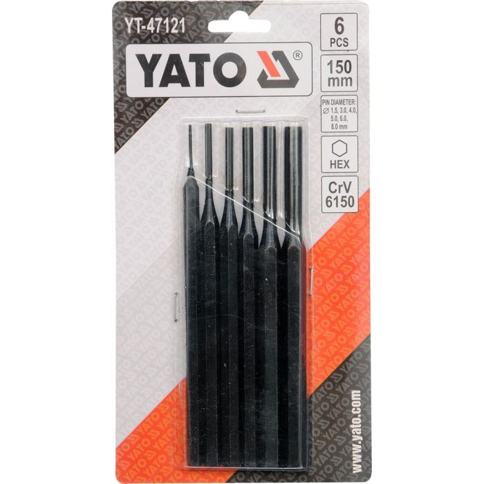 Пробойник Yato набор YT-47121 6 шт. (YT-47121) изображение 2