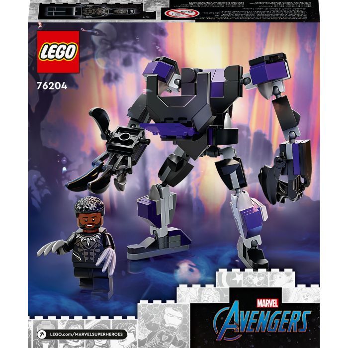 Конструктор LEGO Super Heroes Marvel Чорна Пантера: робот 125 деталей (76204) зображення 9