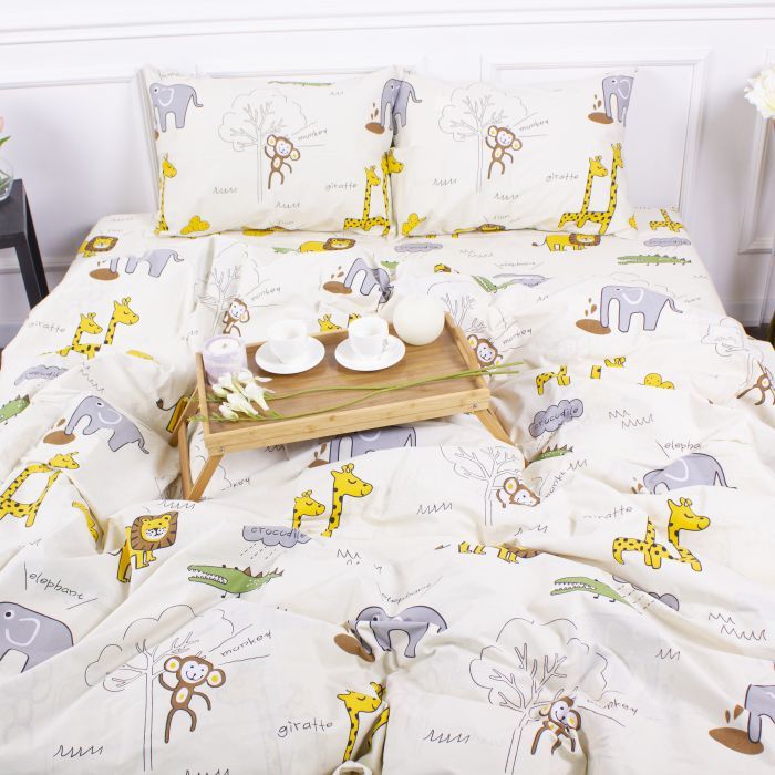 Простынь MirSon Бязь 17-0132 Lion King 150х220 см (2200005590423) изображение 5