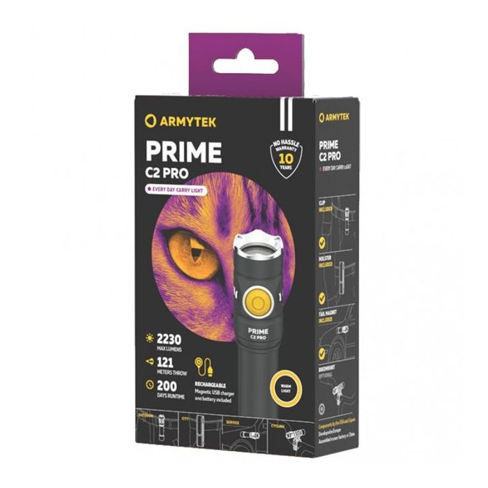 Ліхтар Armytek Prime C2 Pro Marnet USB Warm (F08101W) зображення 7