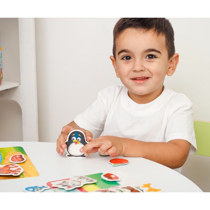 Развивающая игрушка Vladi Toys Игра с липучками Кто что ест? (укр) (VT1302-27) изображение 5