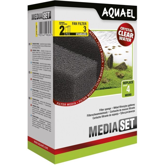 Наповнювач для акваріумного фільтра AquaEl Media Set Standard Fan-3 Plus 2 шт (5905546198264)